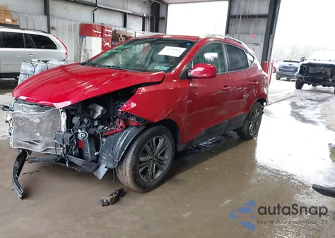 2015 Hyundai Tucson Se from USA, damaged, VIN KM8JUCAG4FU970436